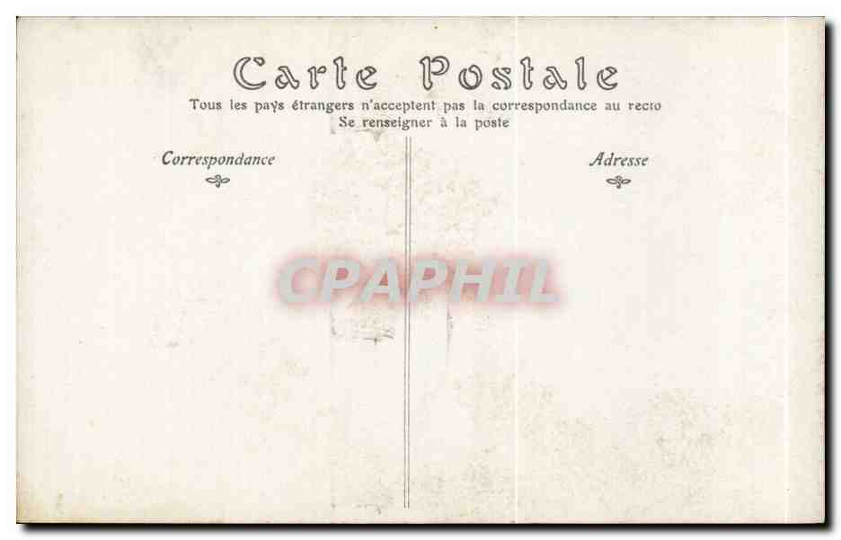 CPA Fantaisie Salon de 1908 Pecheurs par Georges Perraud — Verso
