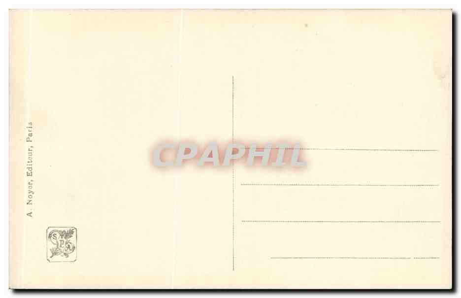 CPA Fantaisie Salon de 1913 Etchverry Sous le masque  — Verso