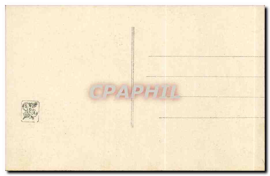 CPA Fantaisie Salon de 1911 Georges Maroniez Braves gens  — Verso