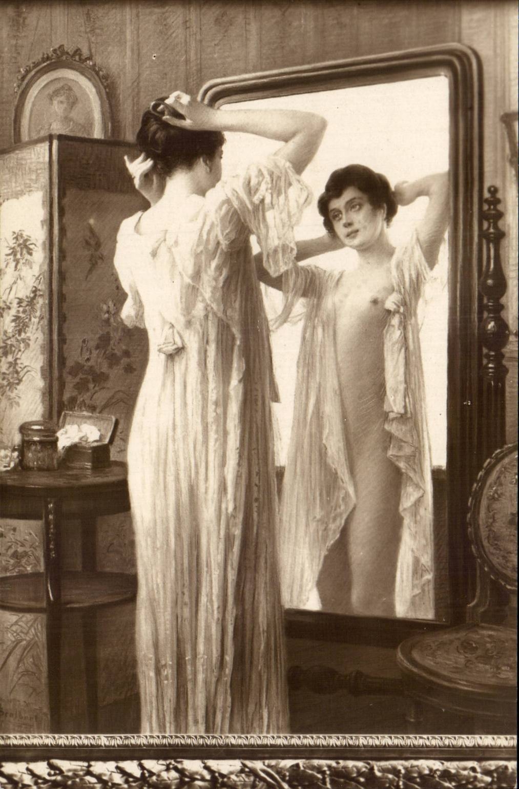 CPA Fantaisie Salon de paris Jules Sclabert La coiffure coiffeur