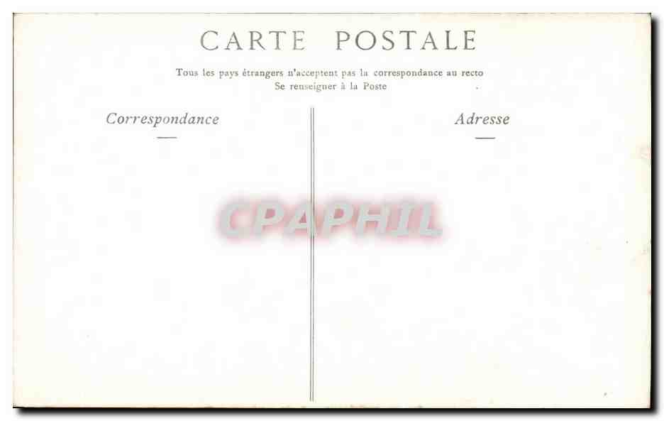 CPA Fantaisie Salon de 1905 Vers le couchant par Manceaux — Verso