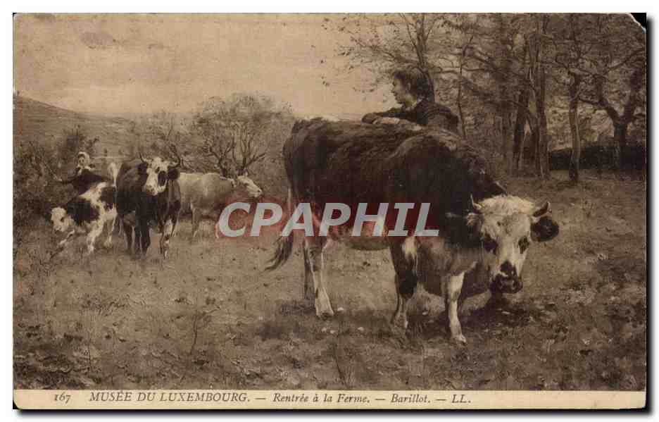 Rentrée à la Ferme — Musée du Luxembourg — Barillot — LL. — n° 167