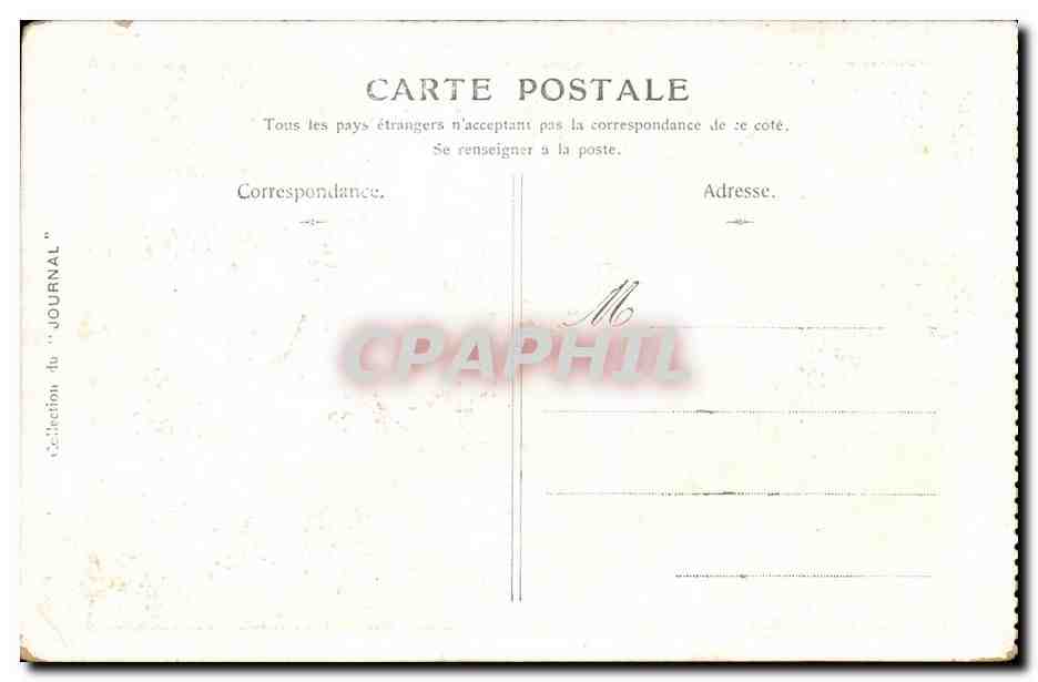 CPA Fantaisie Millet Musee du Louvre les glaneuses — Verso
