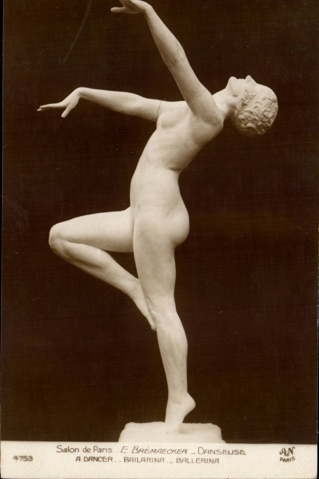 Statue de danseuse — Salon de Paris — E. Brémaecker — n° 4753