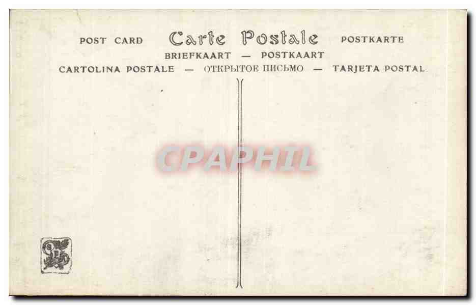 CPA Fantaisie Salon de 1914 dolphe Gaussen Chez le costumier Souplet — Rückseite