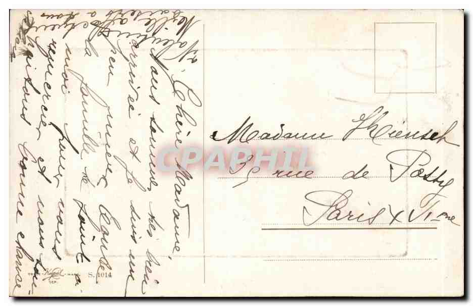 CPA Fantaisie Paysage  — Verso