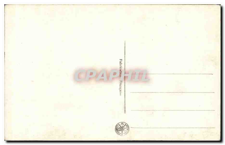 CPA Fantaisie Salon Lupiac Le verrou  — Verso