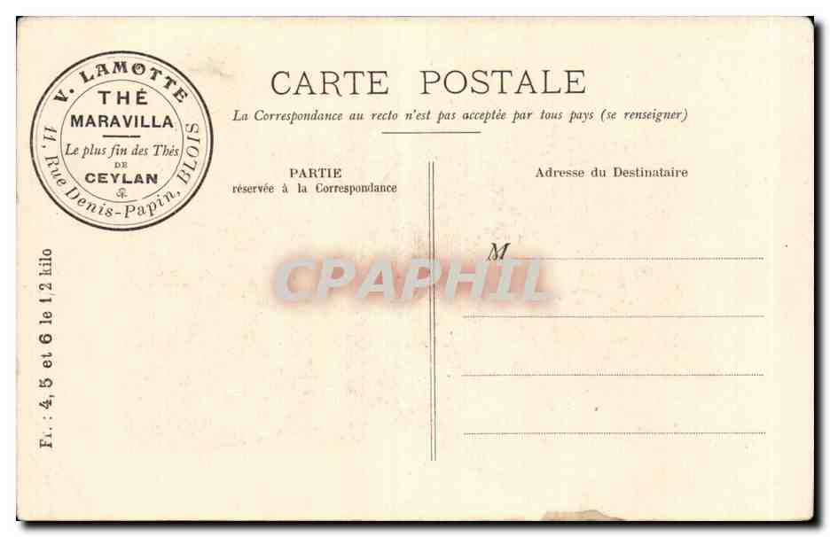 CPA Fantaisie Le petit troupeau Vaches — Verso