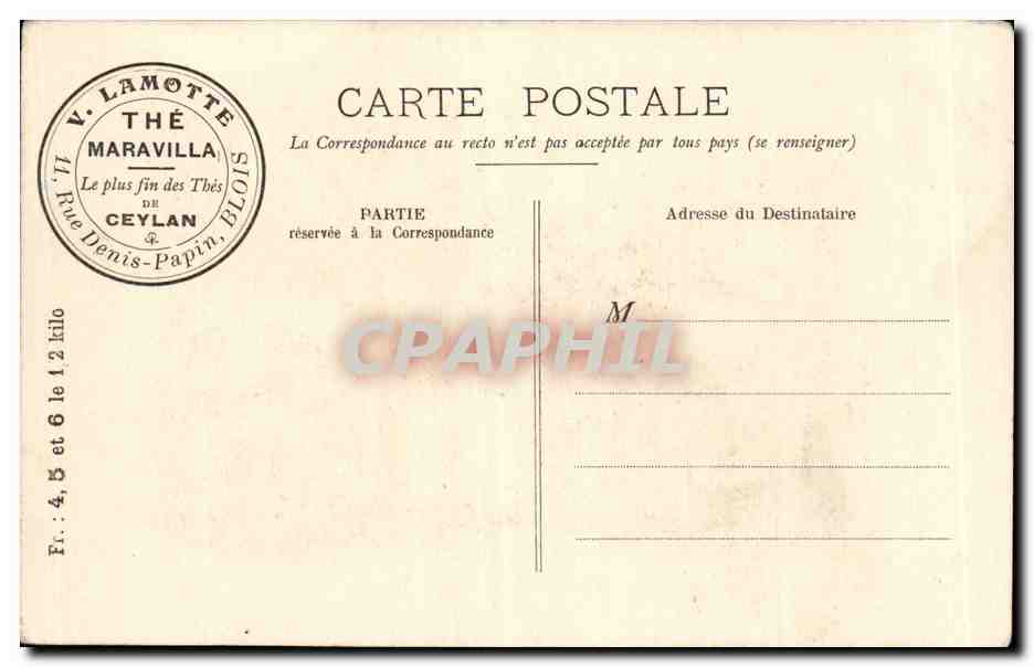 CPA Fantaisie Le petit troupeau Vaches — Verso