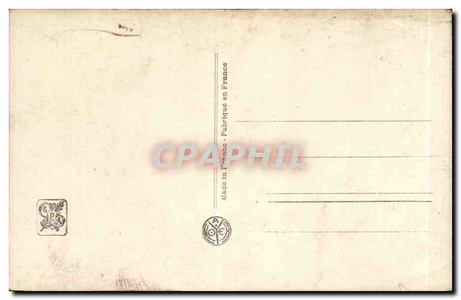 CPA Salon de Paris Osbert Crepuscule du soir  — Verso