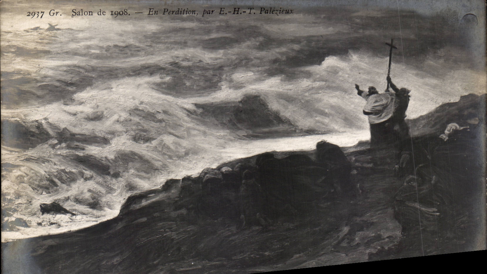 CPA Salon de 1908 En perdition