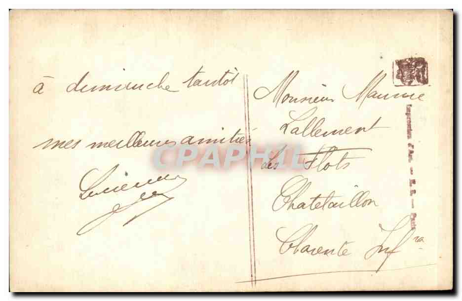 CPA Salons de Paris Abel Boye Les horizons bleus — Rückseite