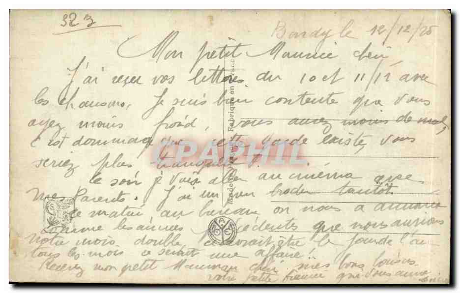CPA Salon de Paris Maroniez Rayons dores sur la neige — Rückseite
