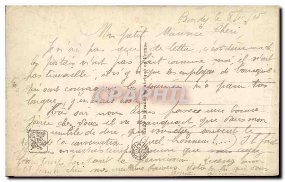 CPA Salon de Paris Mlle Jehanne Paris Loulou — Verso