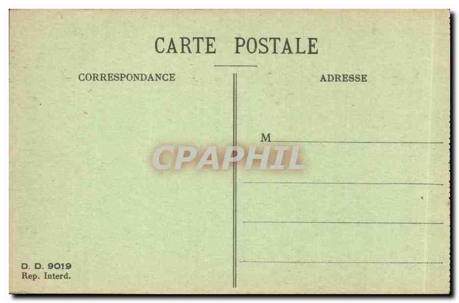 Bains Douches — scène de bains publics — F. Garillard, série D. D. 9019 — Verso