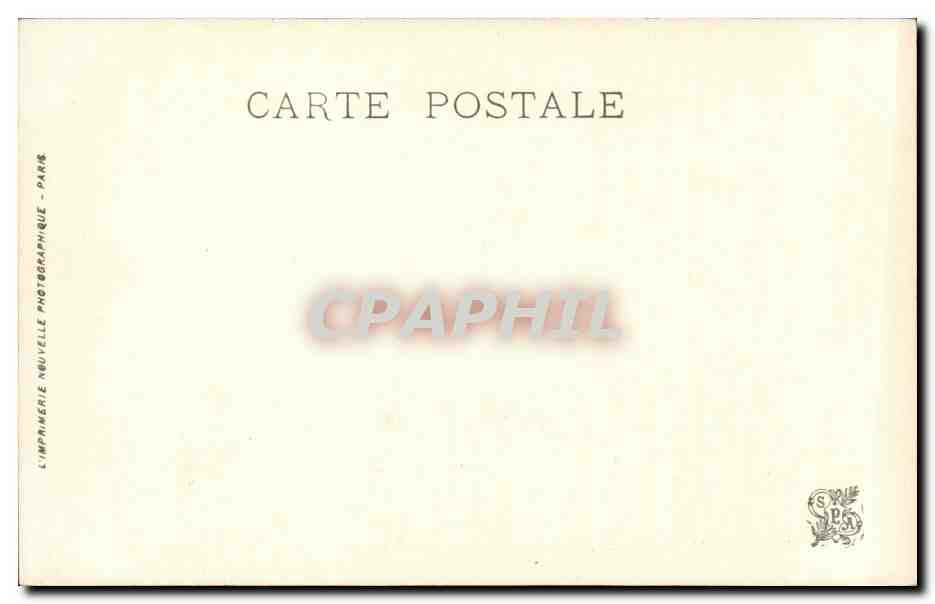 CPA Fantaisie Salon 1904 M Orange Danse nationale Ecossaise Scotland Ecosse — Rückseite