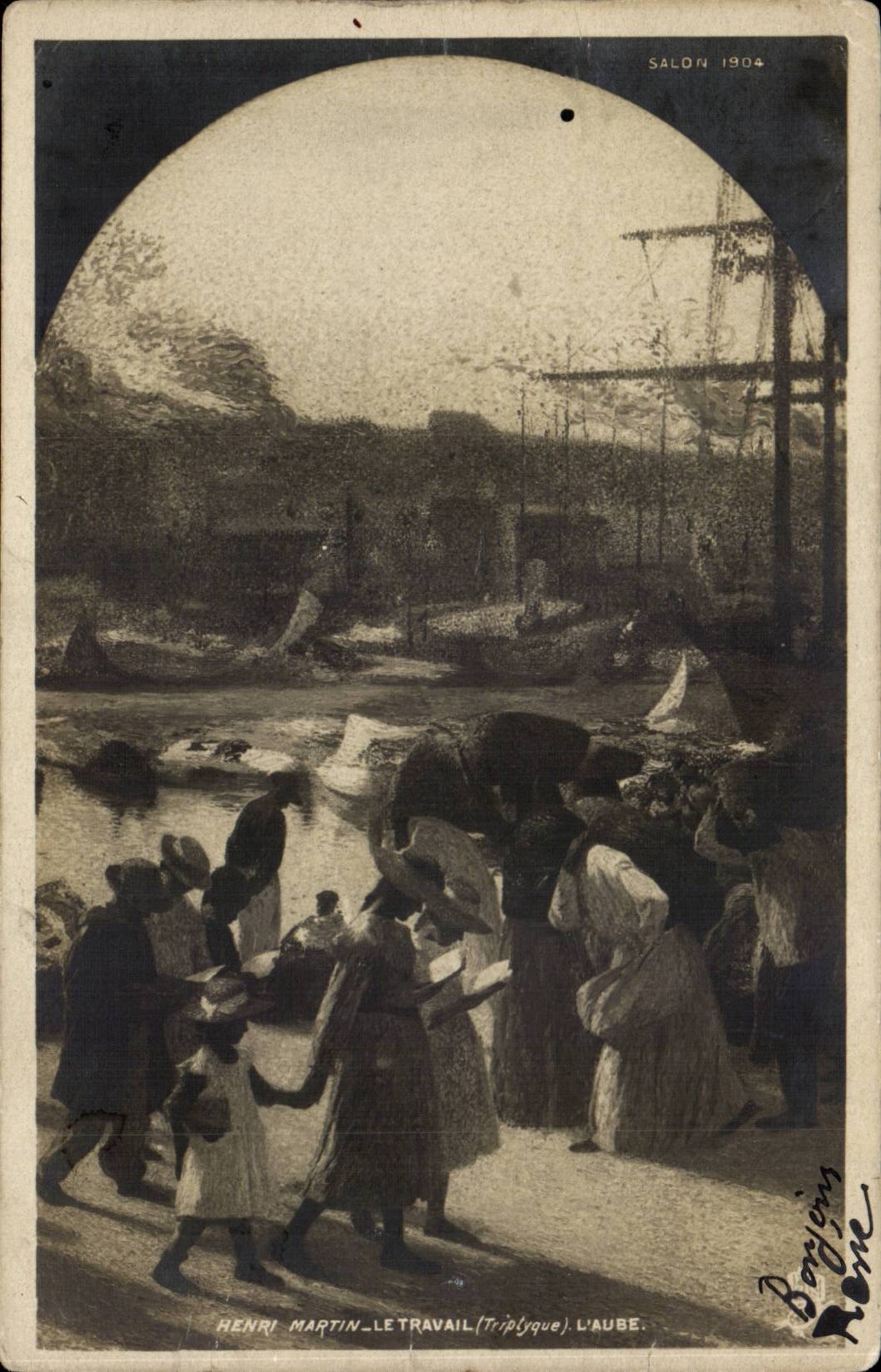 CPA Fantaisie Henri Martin L'aube