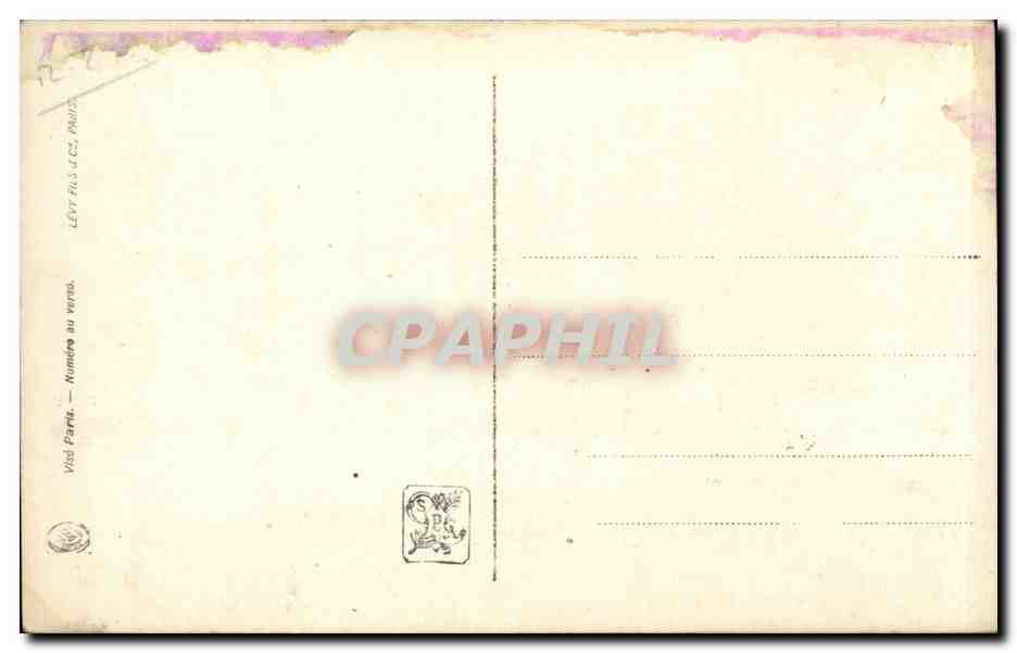 CPA Fantaisie Salons de Paris 1918 Ernest Pernelle Les bords de l'Eure a Chartres — Verso