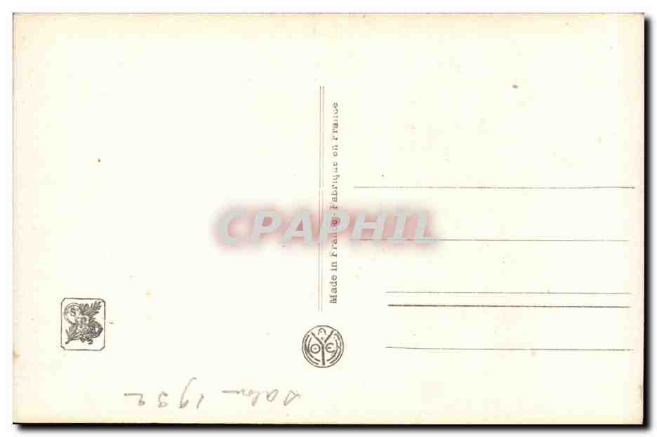 CPA Fantaisie Paris Mlle Achielle Fould Flirt — Rückseite
