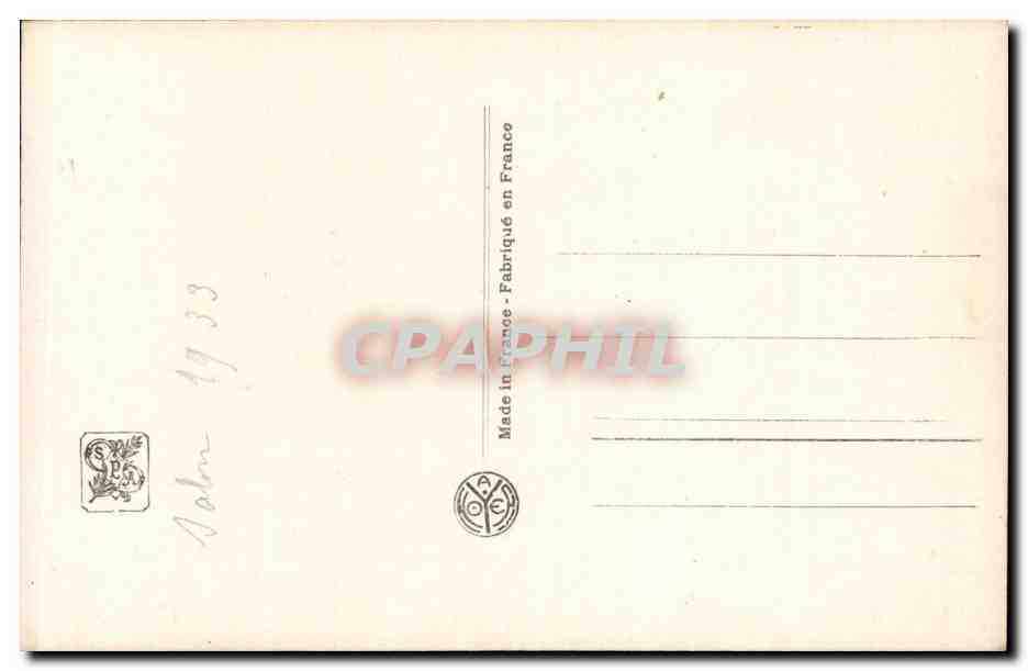 CPA Fantaisie Salon de Paris V Demont Breton La barque en danger — Rückseite