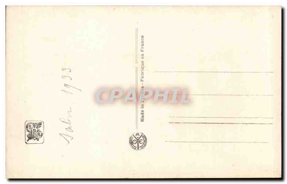 CPA Fantaisie Salon de Paris La plumeuse  — Verso