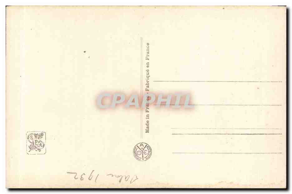 CPA Fantaisie Salon de Paris Madeleine Carpentier Abandonnee — Verso