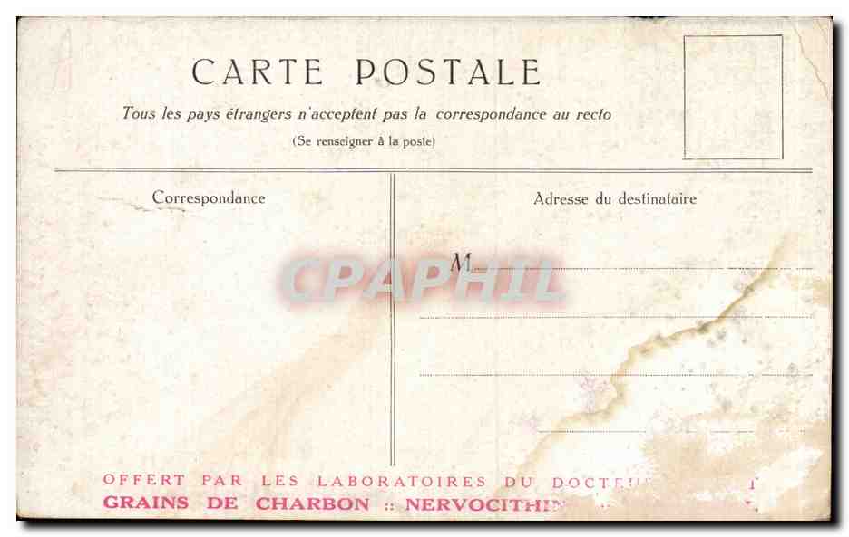 CPA Fantaisie Aux heros du Bourget 30 octobre et 21 decembre 1870  — Verso