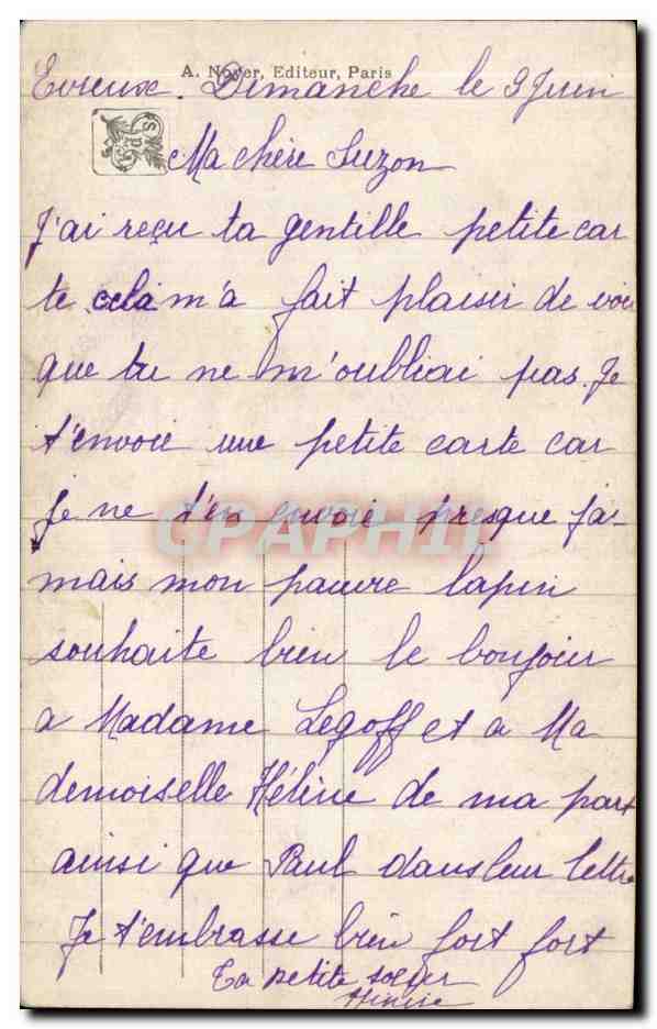 CPA Fantaisie Salon 1914 Laverie Le paradis des lavandieres — Verso