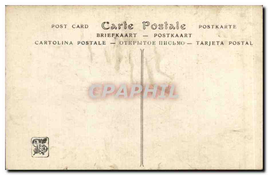 CPA Fantaisie Salon de 1914 Ulysse Caputo La demoiselle aux bas verts — Verso