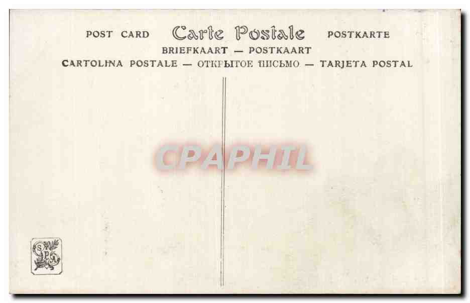 CPA Fantaisie Salons de Paris le quart d'heure de Rabelais Chacun son Ecot par Baader Militaria Uniforme  — Back