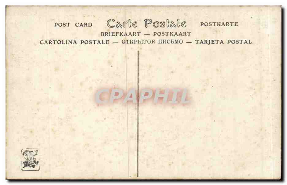 CPA Fantaisie Salons de Paris Soir d'ete par Charavel — Verso