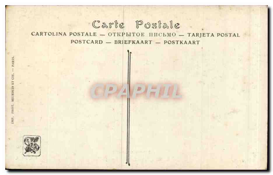 CPA Fantaisie Salons de Paris Maillart Desempare — Verso