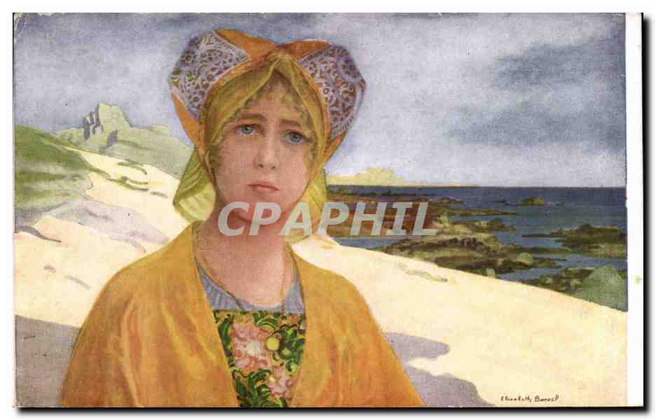 CPA Fantaisie Mlle Sonrel Reverie Salon de Paris