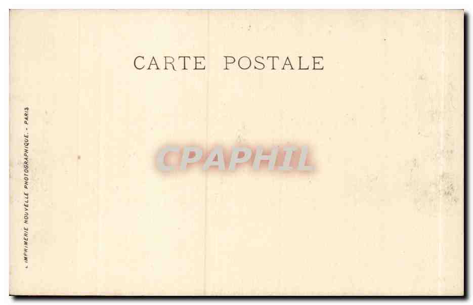 CPA Fantaisie Salon 1904 Rene His Solitude — Verso