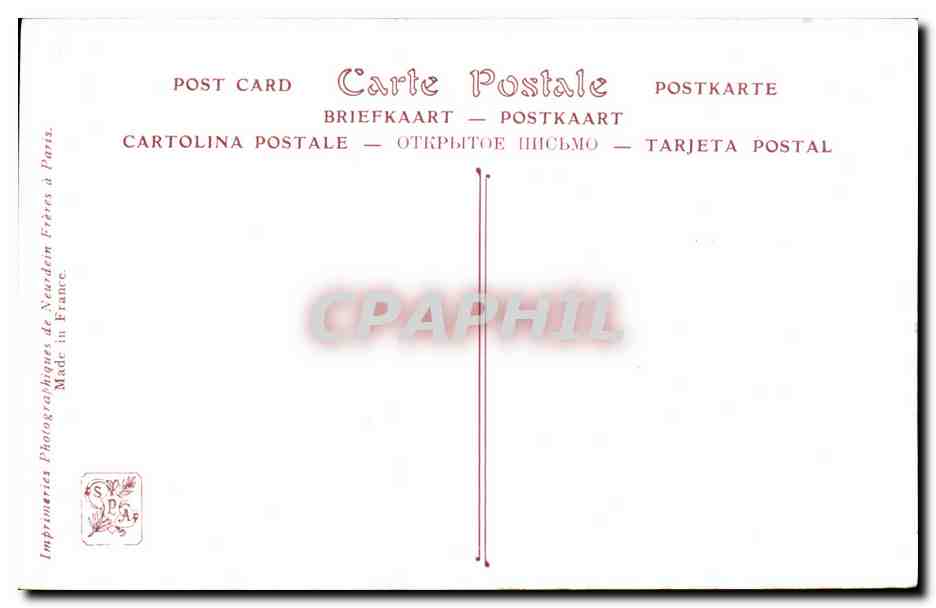 CPA Fantaisie Salon 1912 paul Quinsac La fortune passe — Rückseite