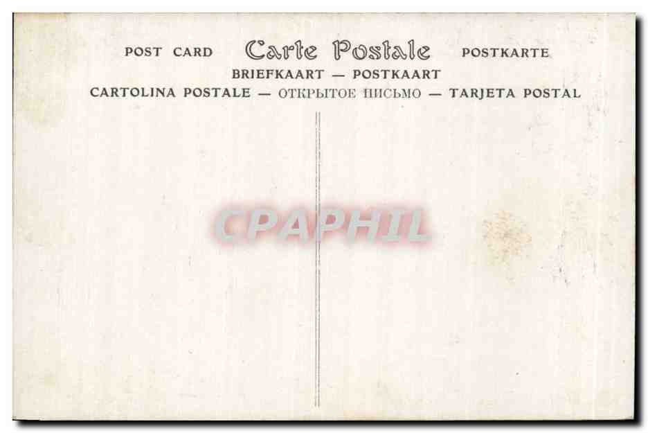 CPA Fantaisie Salon 1909 Depart pour la peche a Katijk sur Mer par Hanzen — Verso