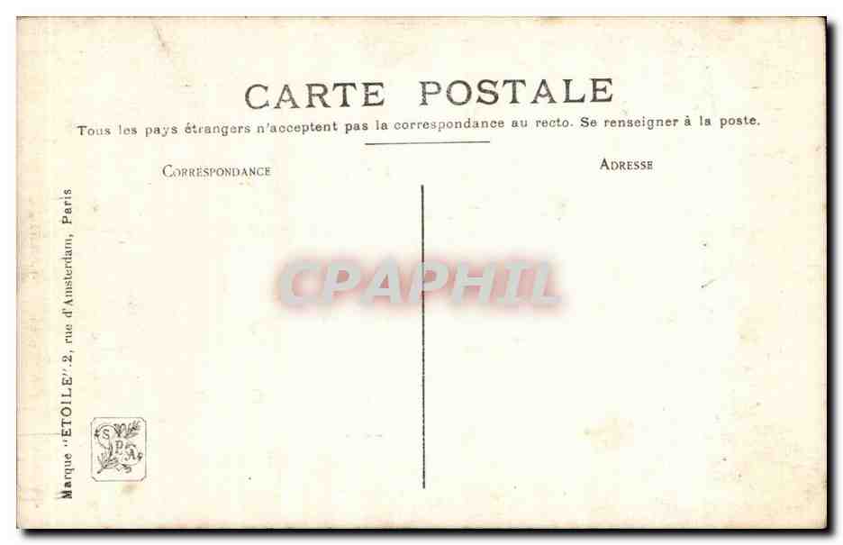 CPA Fantaisie Salon 1909 Alizard Leo Misley Dans la courtisane de Corinthe de Melissau — Verso