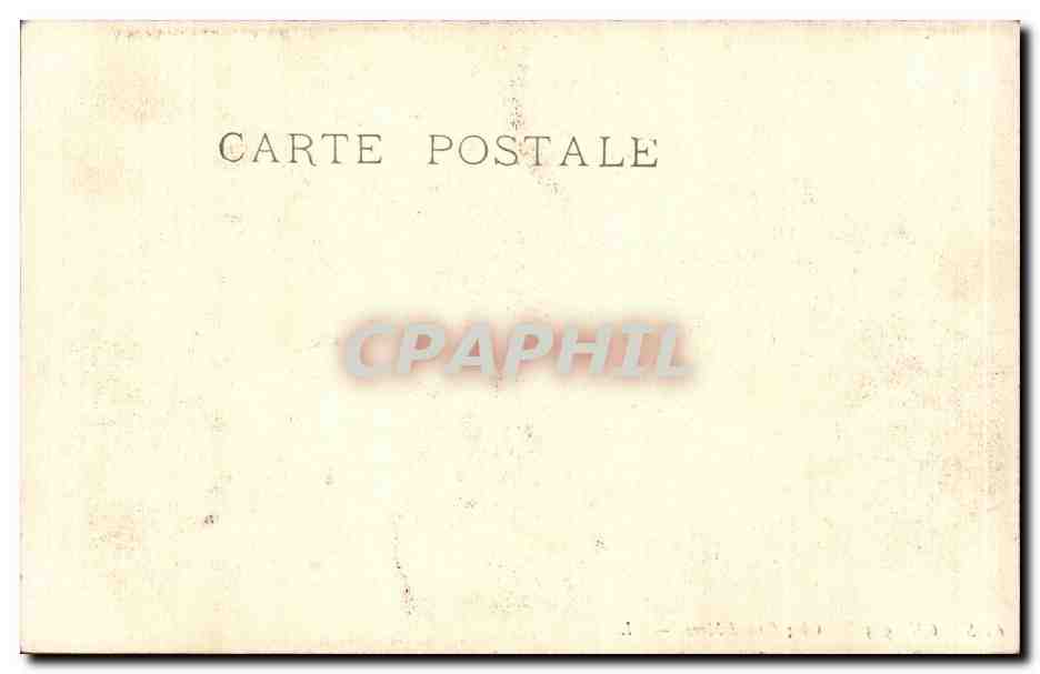 CPA Fantaisie Salon de 1905 Chez grand mere — Rückseite