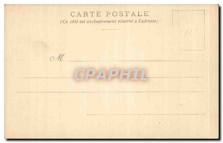 CPA Fantaisie Salon 1903 Himotte David et Goliath — Verso