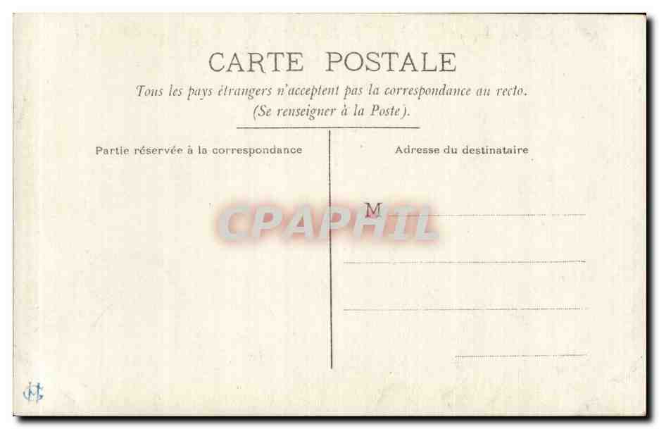 CPA Fantaisie Musee de Dijon  — Verso