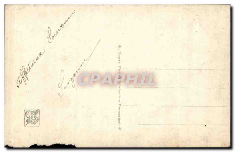 CPA Fantaisie Deully A bientot  — Verso