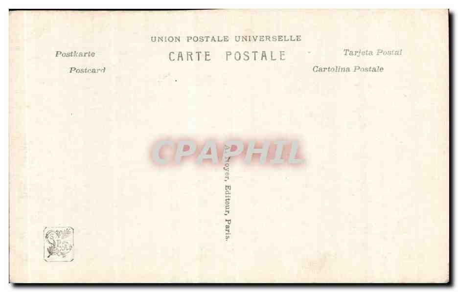 CPA Fantaisie Salon 1910 La toilette Enfant et Femme — Rückseite