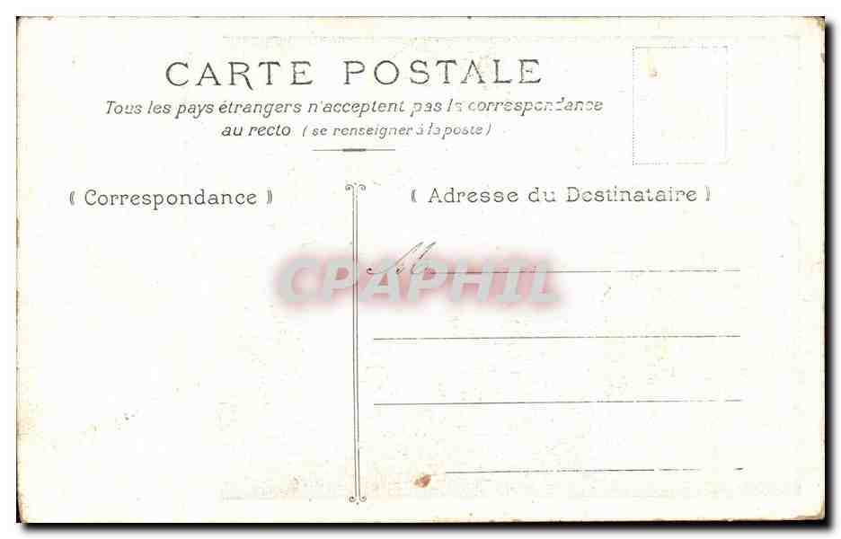 CPA Fantaisie Loubat Delaissees — Verso