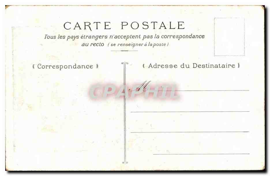 CPA Fantaisie Colin Lieour Anxiete — Verso
