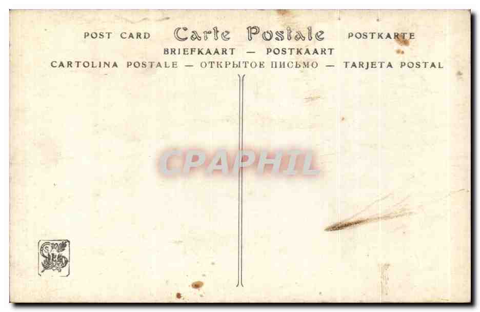 CPA Fantaisie Salon de 1914 Avant la course de taureaux  — Rückseite