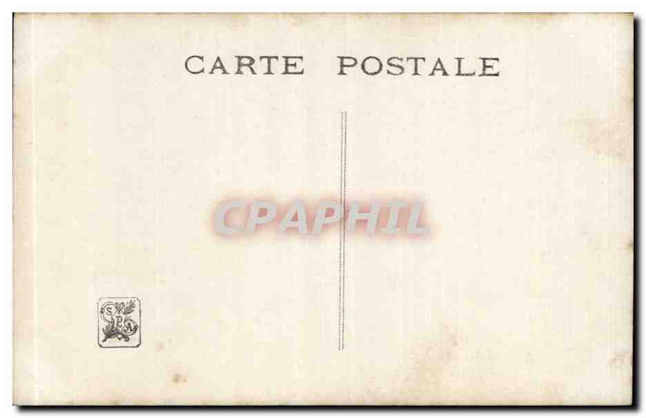 CPA Fantaisie Salon 1909 Panneau appartenant a l'eglise de Moirans Chabas — Verso