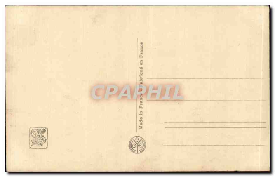 CPA Fantaisie Salon de Paris Rigolot Effet de neige — Verso