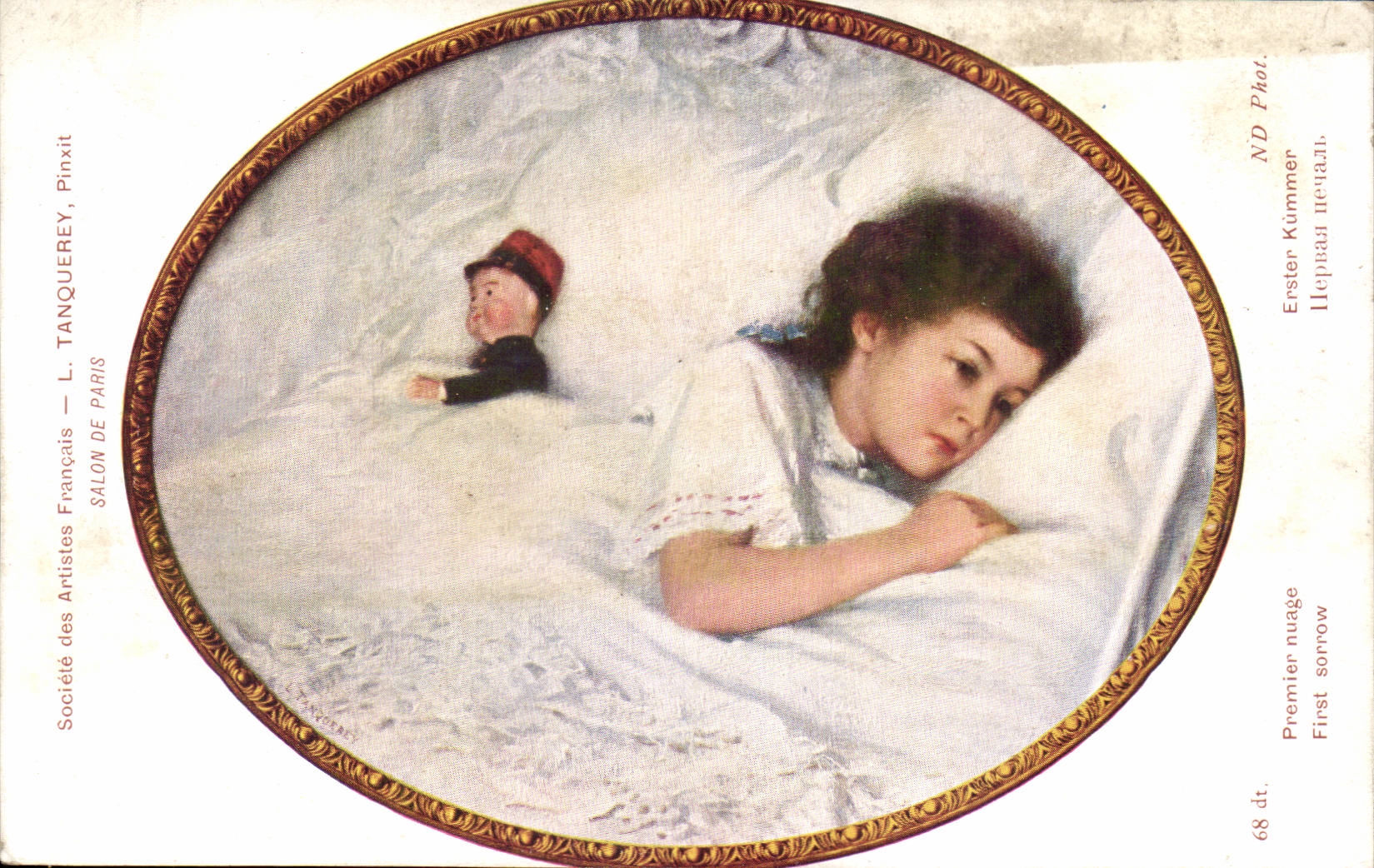 CPA Fantaisie Premier nuage Tanquerey Salon de Paris