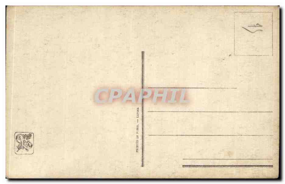 Nue allongée sur un divan — Salon de Paris — A. Penot — n° 3518 — Verso