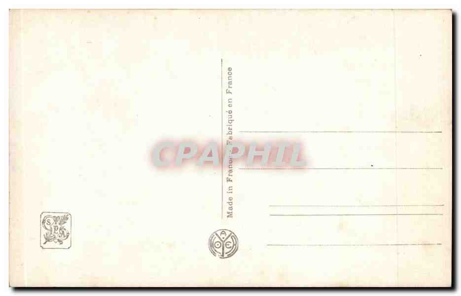 CPA Fantaisie Salon de Paris Planquette Boeufs et taureaux ecossais Bull — Verso